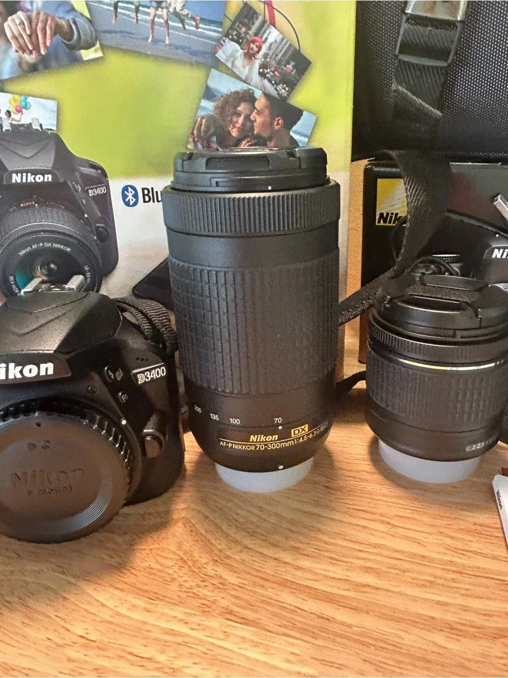 Nikon DSLR Camera Kit in Black D3400